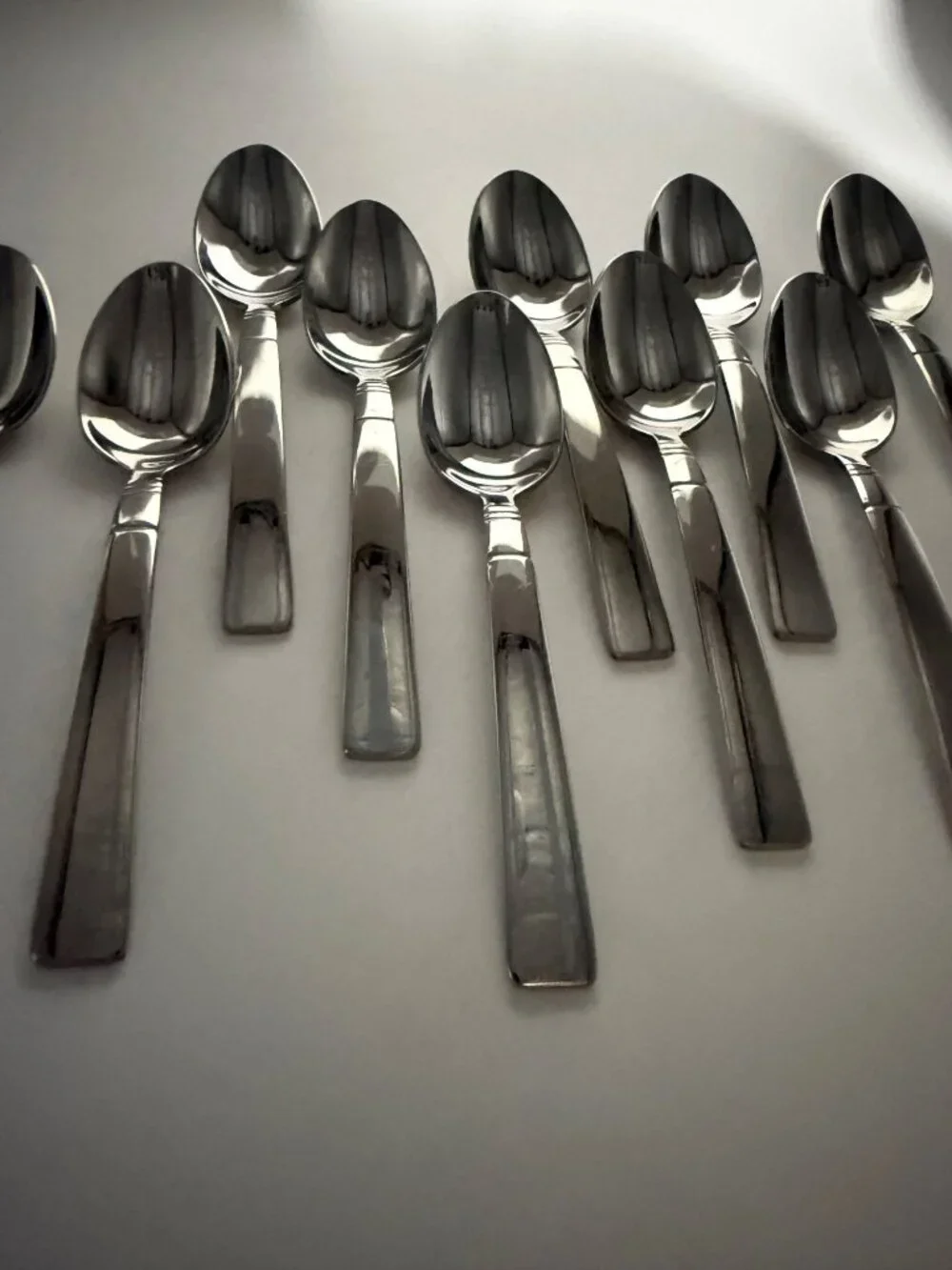 Wallace 18/10 Stainless Steel Flatware Set 10 Spoons  7 1/4
